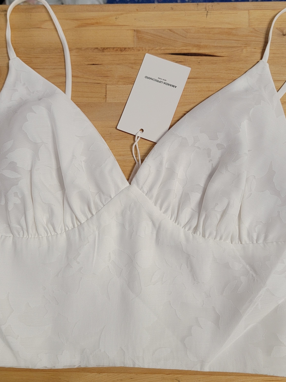 Amanda Uprichard White Tiered Mini Skirt & Top - Picture 3 of 6